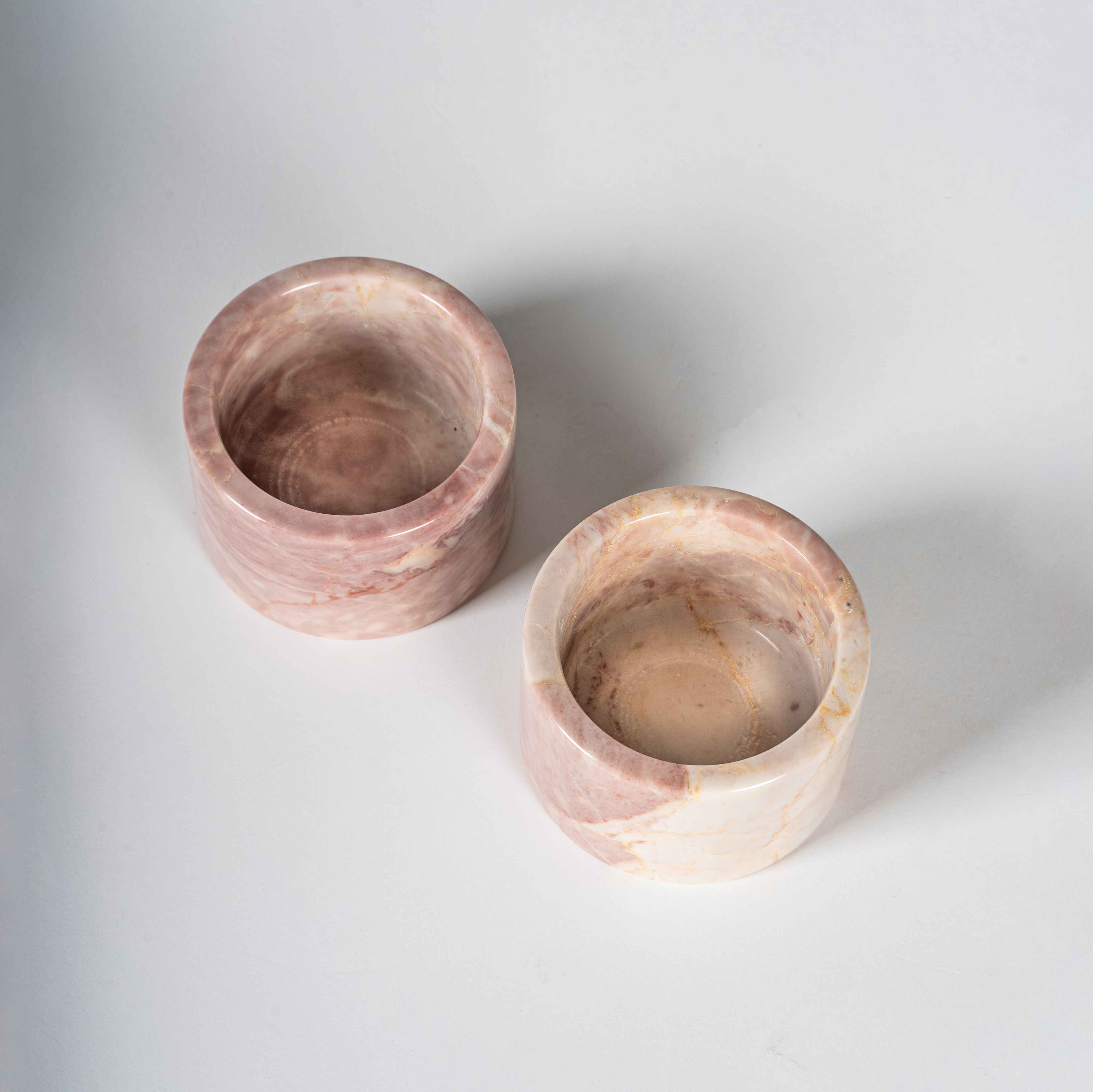 Rosa Mermer Baharatlık Seti