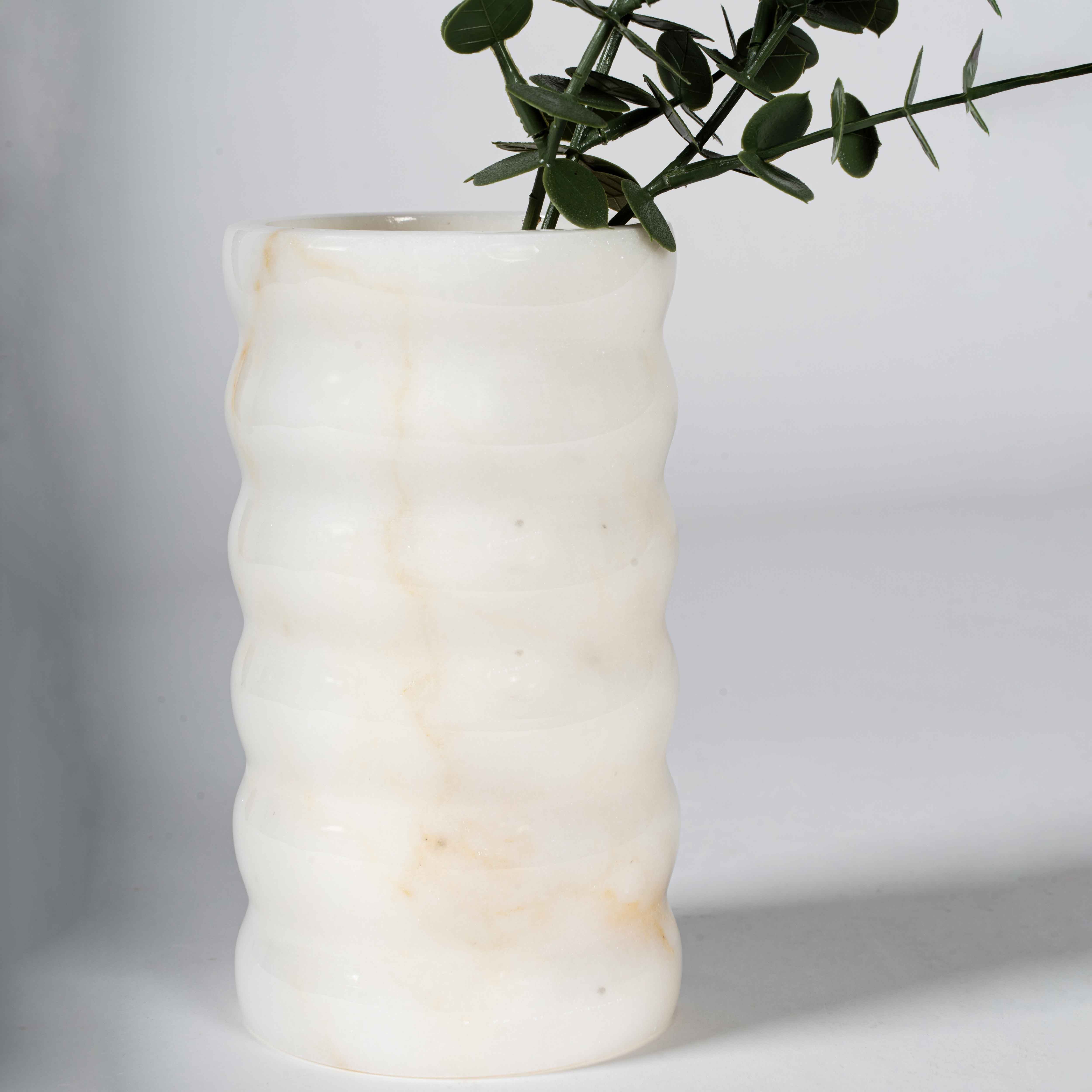 Onda Onyx Mermer Vazo