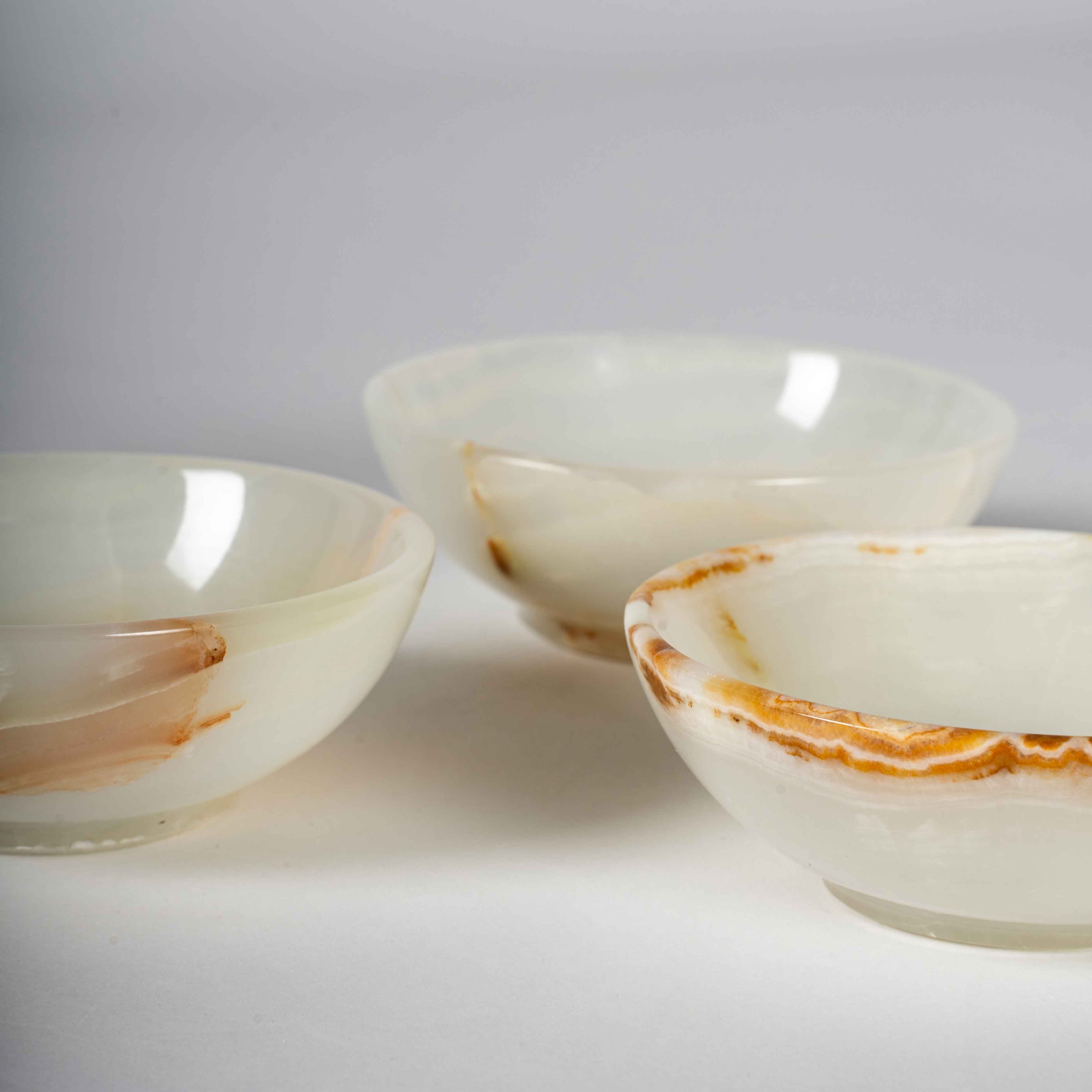 Krakena Onyx Mermer Dekoratif Kase Seti