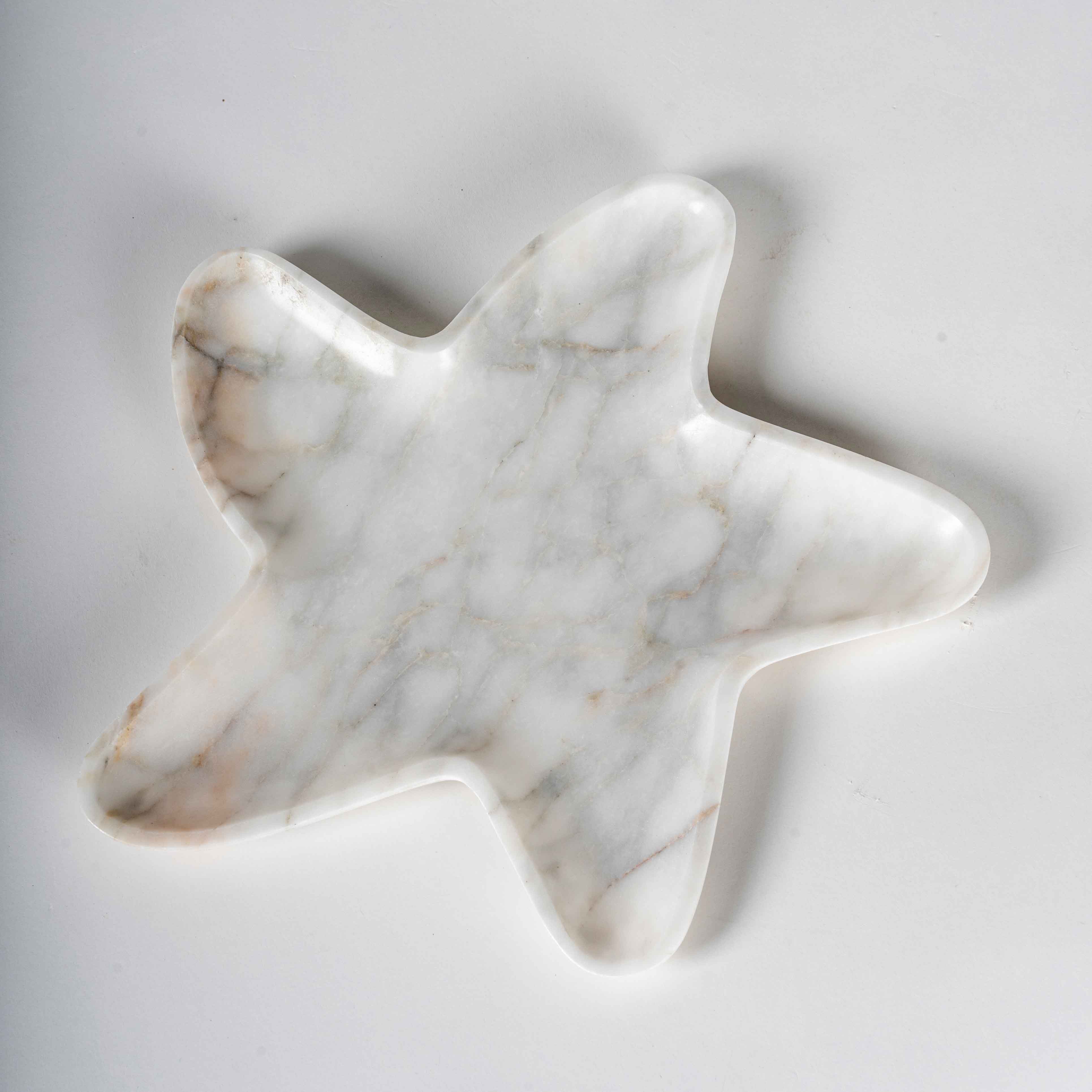 Lustra - Mermer Dekoratif Servis & Takı Tabağı