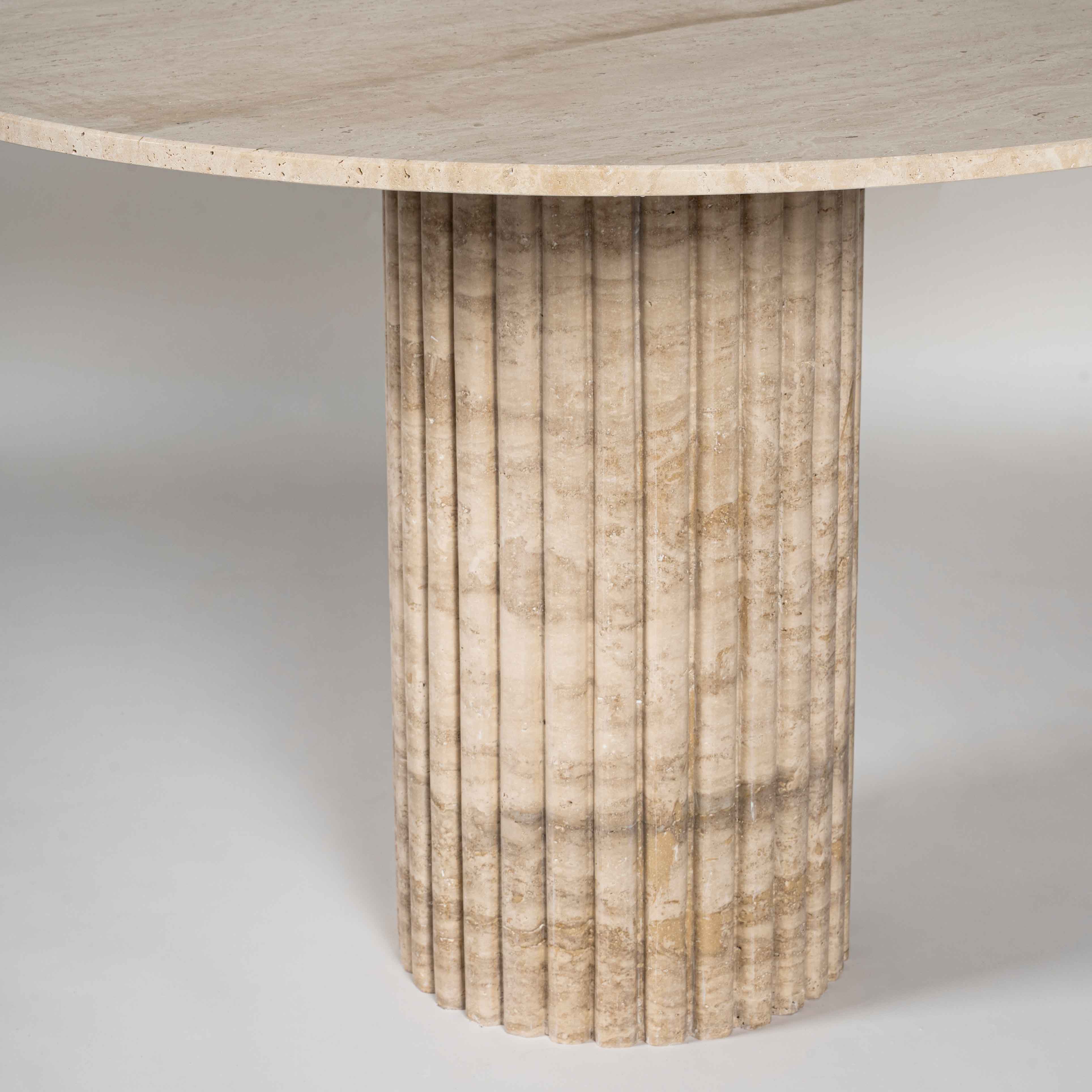 Karyon Traverten Yemek Masası