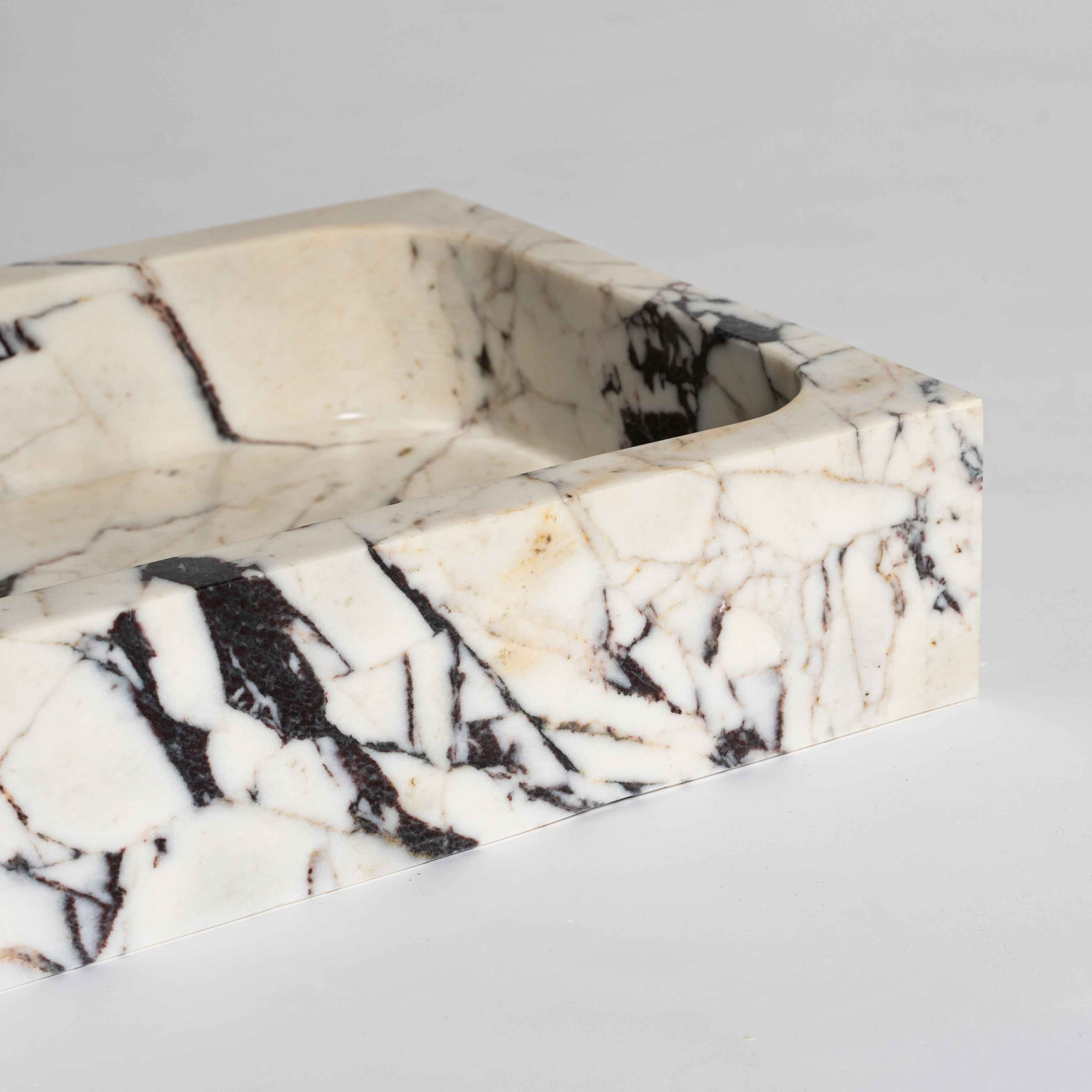 Lustra - Viola Calacatta Mermer Lavabo – Evye