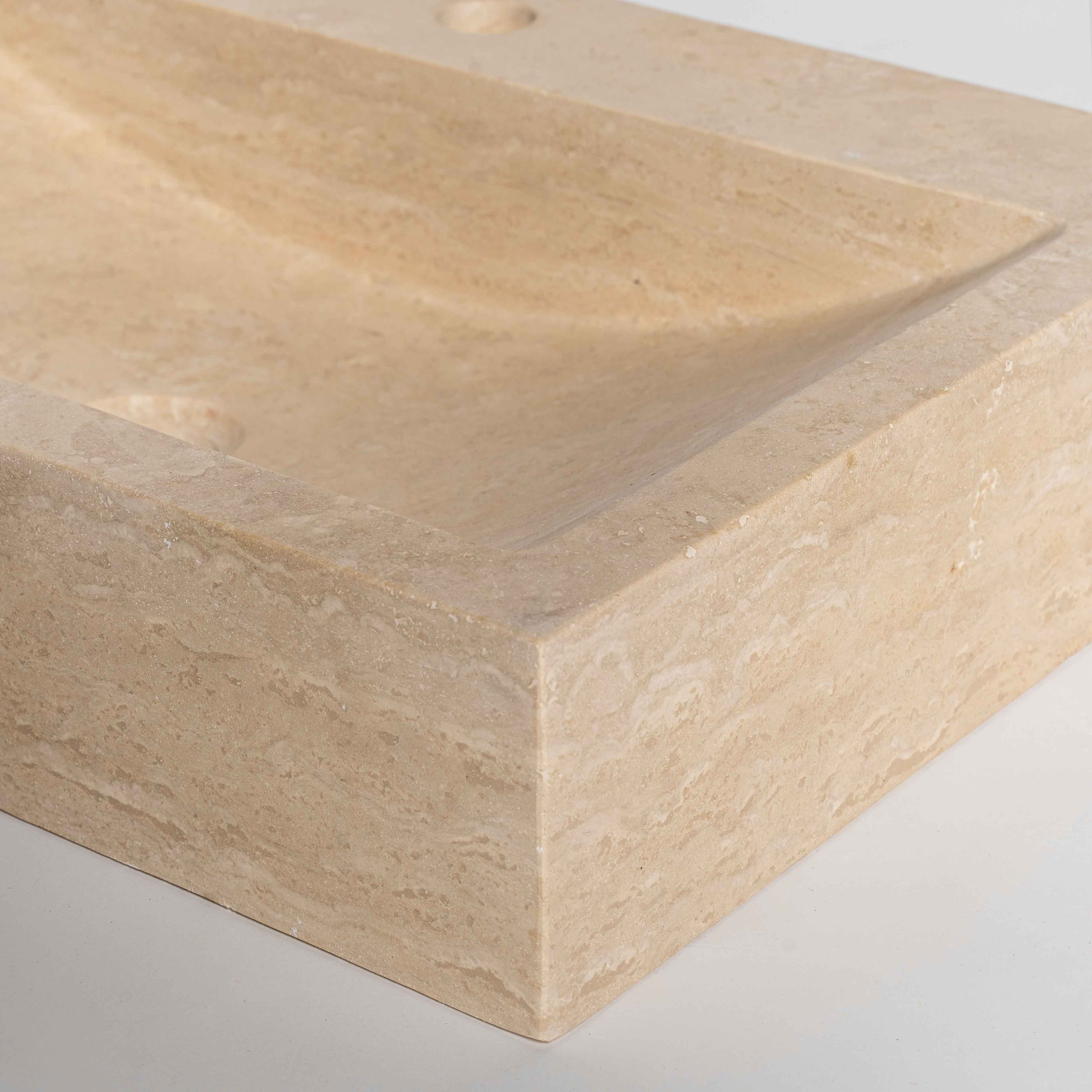 Suno - Traverten Mermer Lavabo – Evye