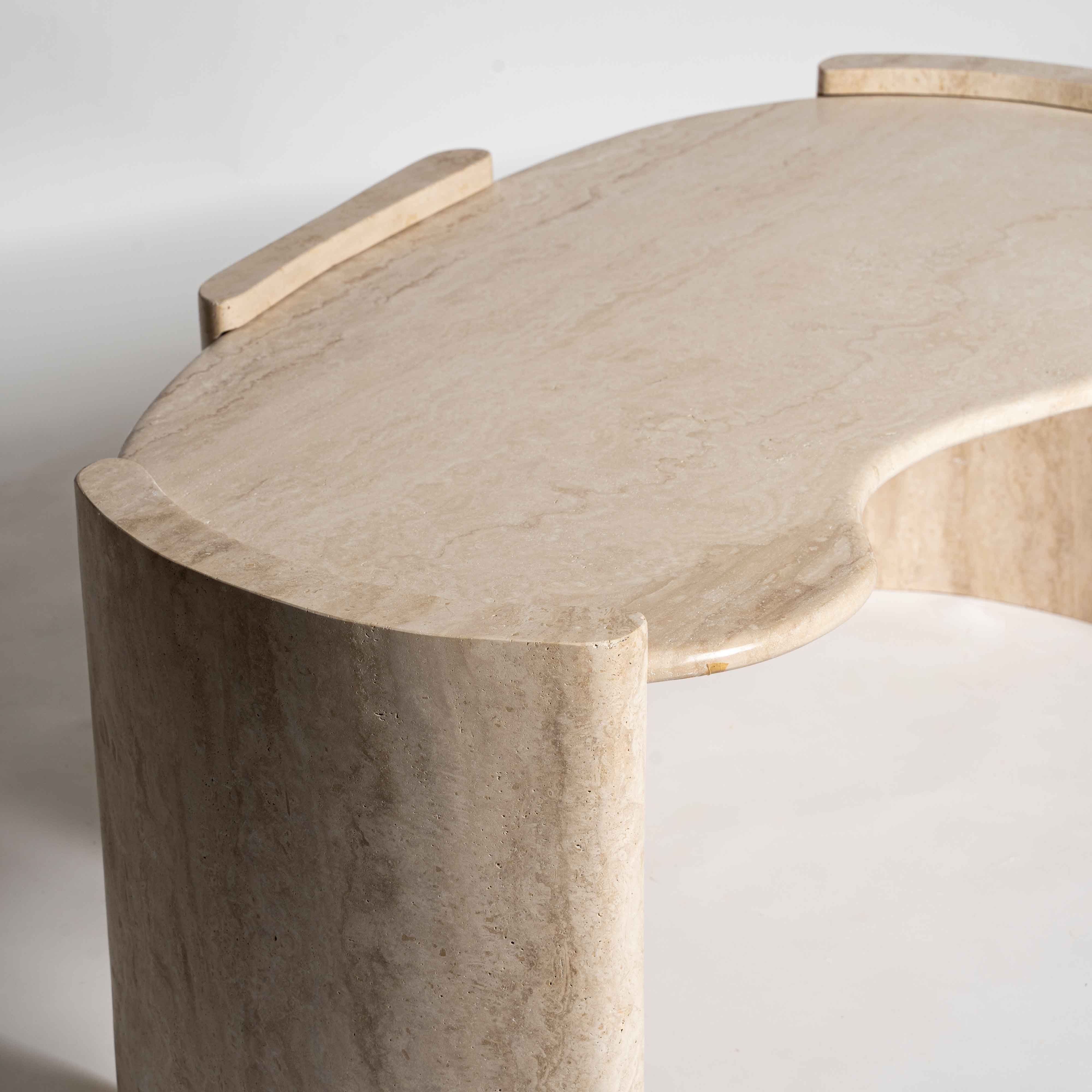 Alora Traverten Orta Sehpa