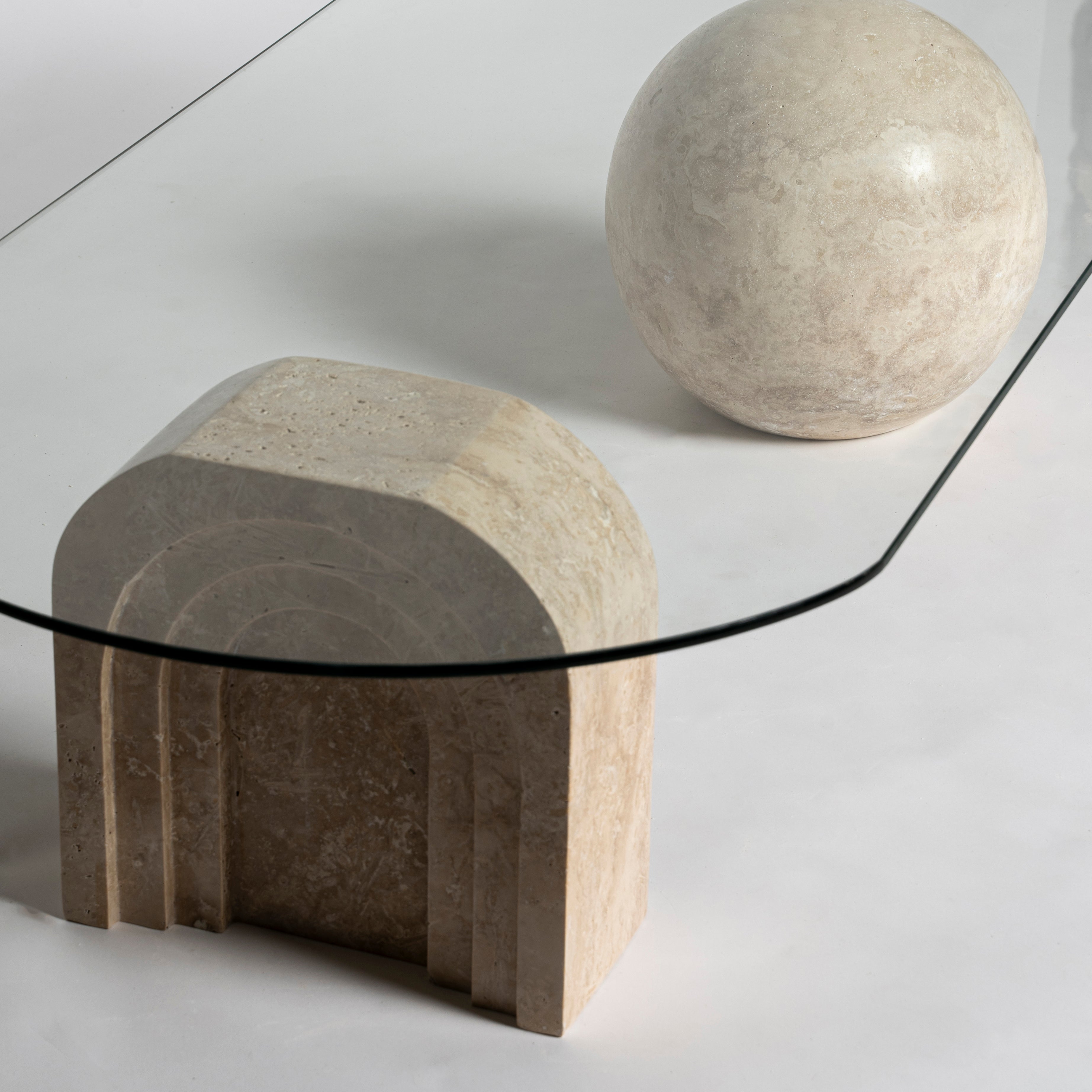 Arco Traverten Orta Sehpa