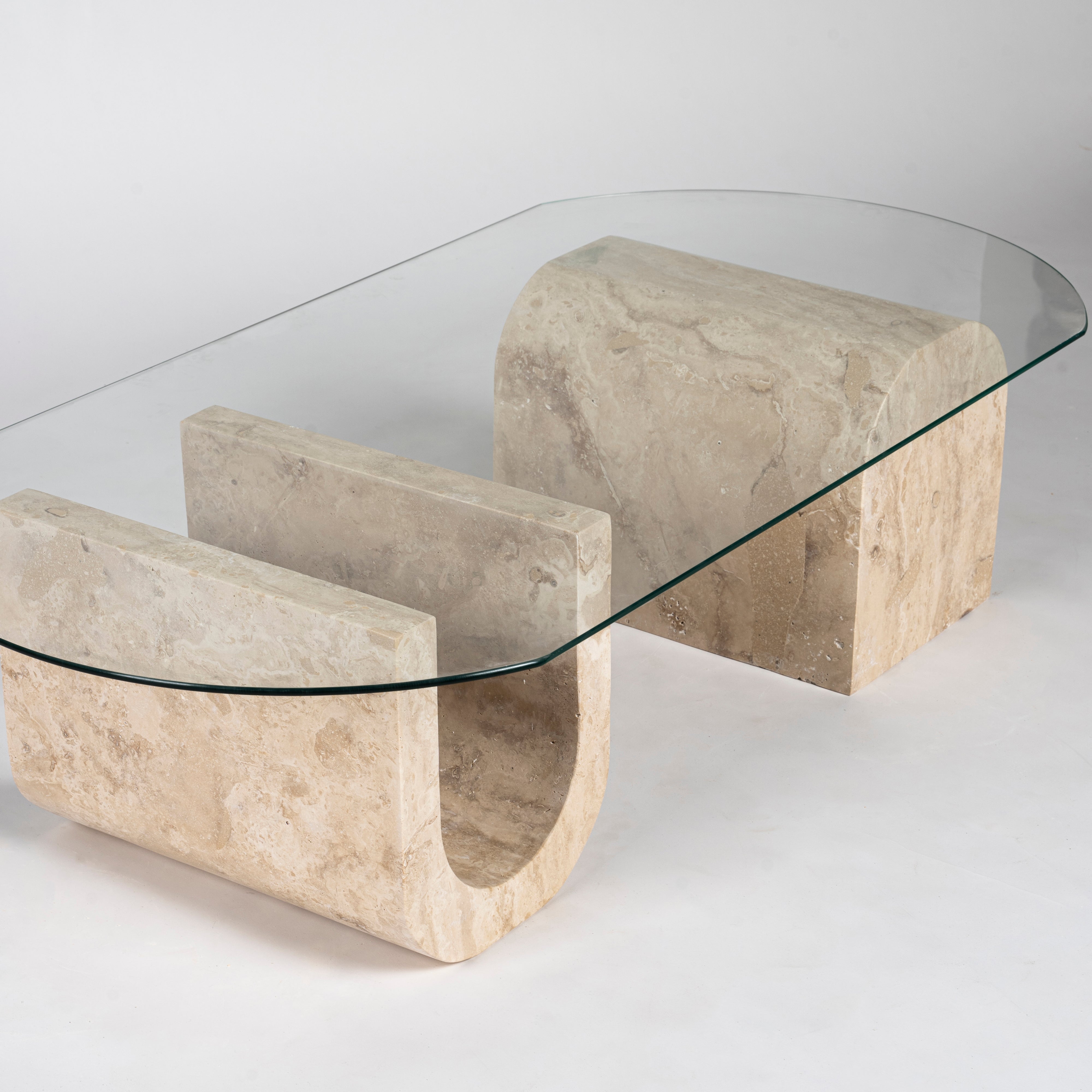 Cava - Traverten Orta Sehpa