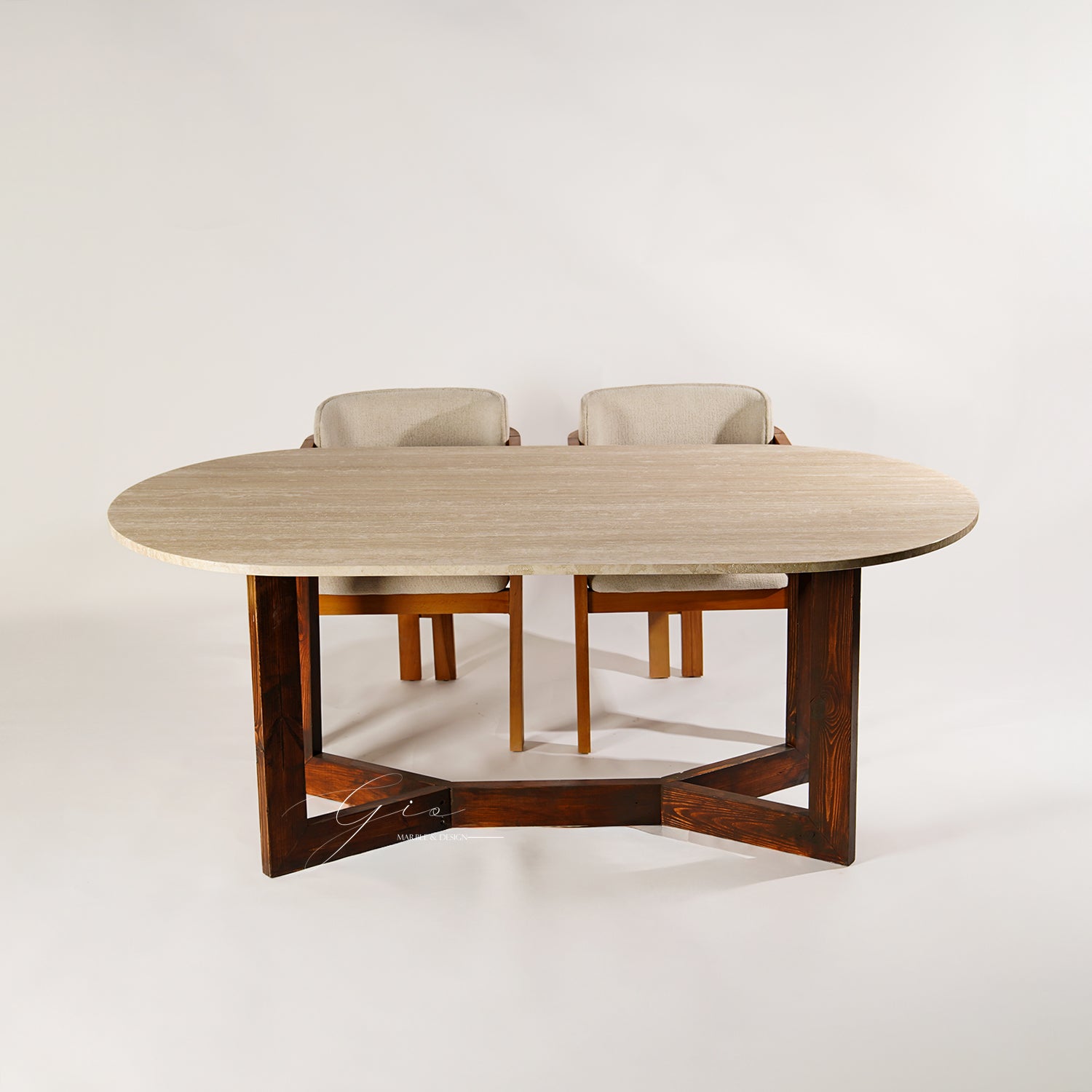 Cenova Traverten Yemek Masası