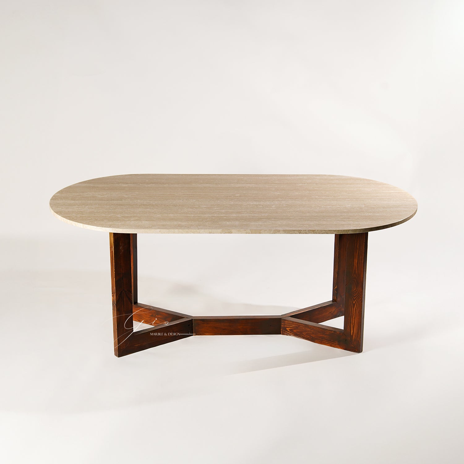 Cenova Traverten Yemek Masası