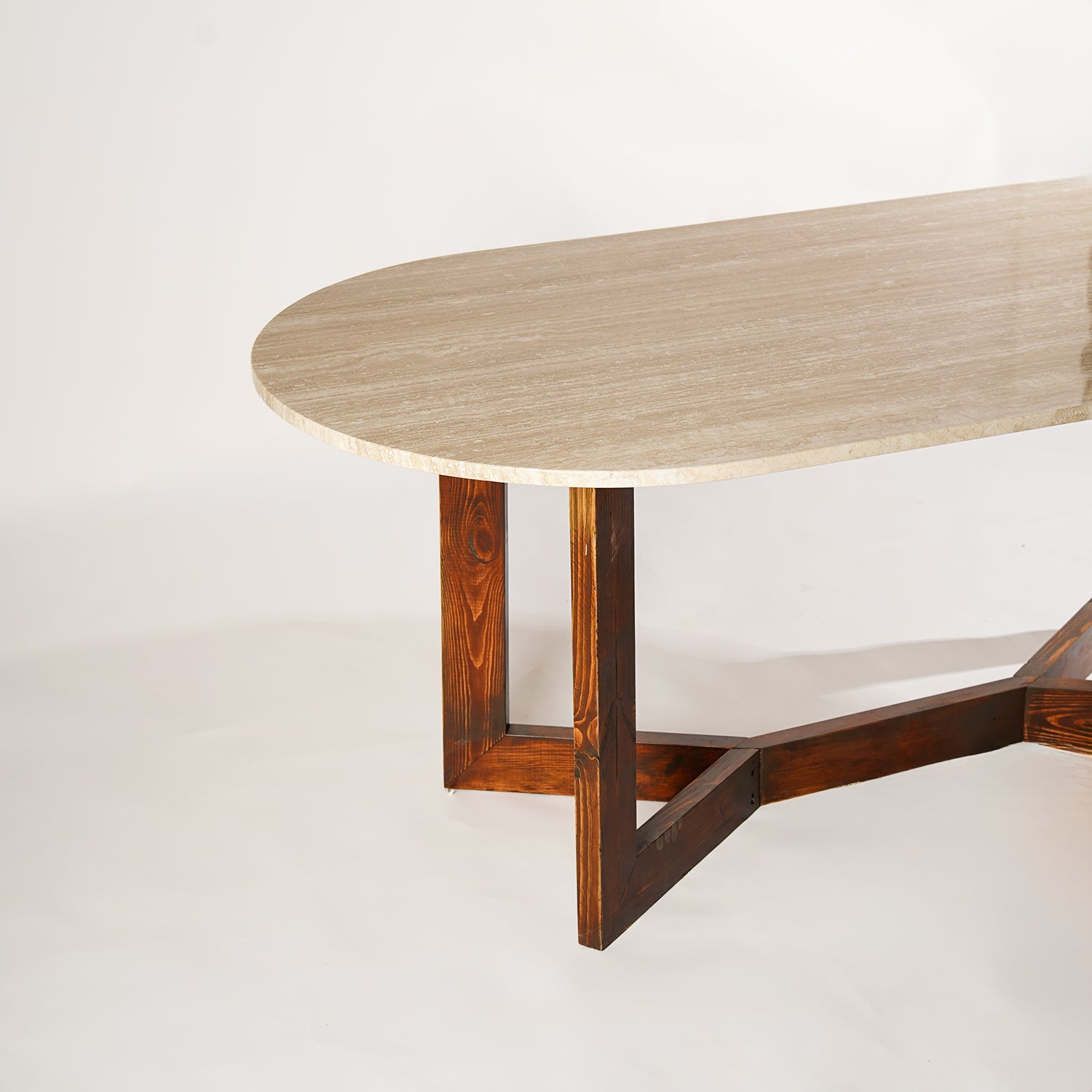 Cenova Traverten Yemek Masası