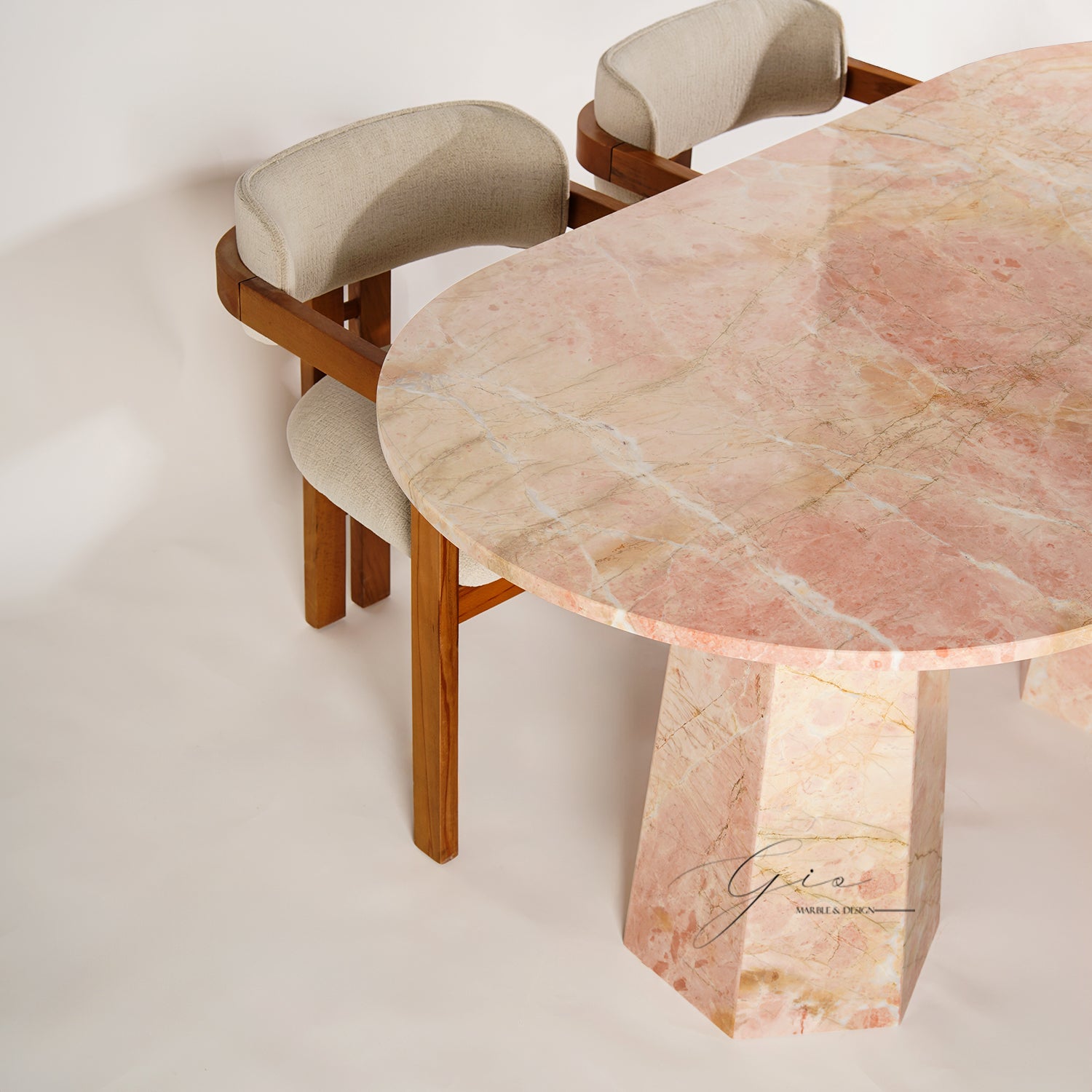 Fioren Mermer Yemek Masası