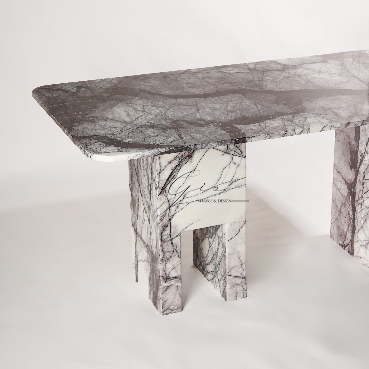 Morven Mermer Yemek Masası