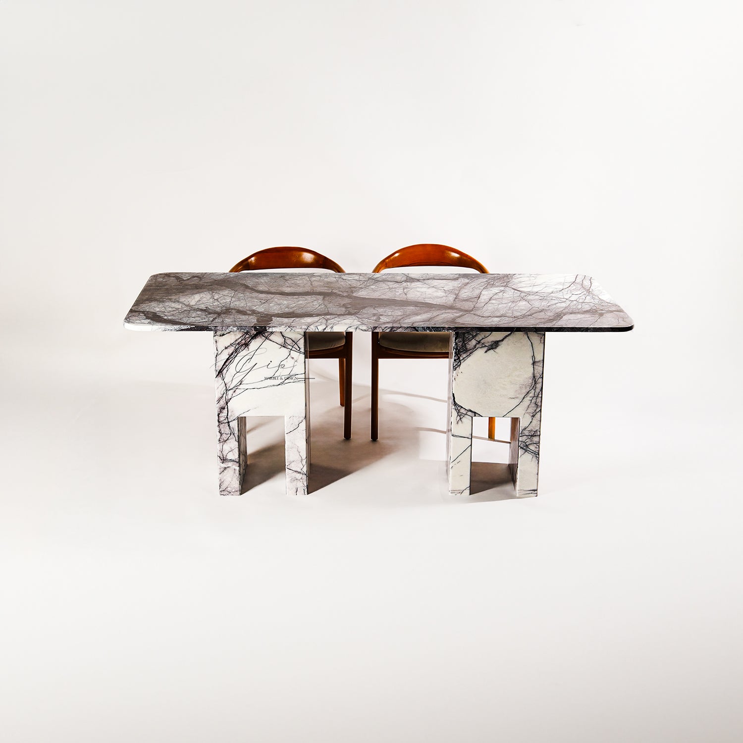 Morven Mermer Yemek Masası