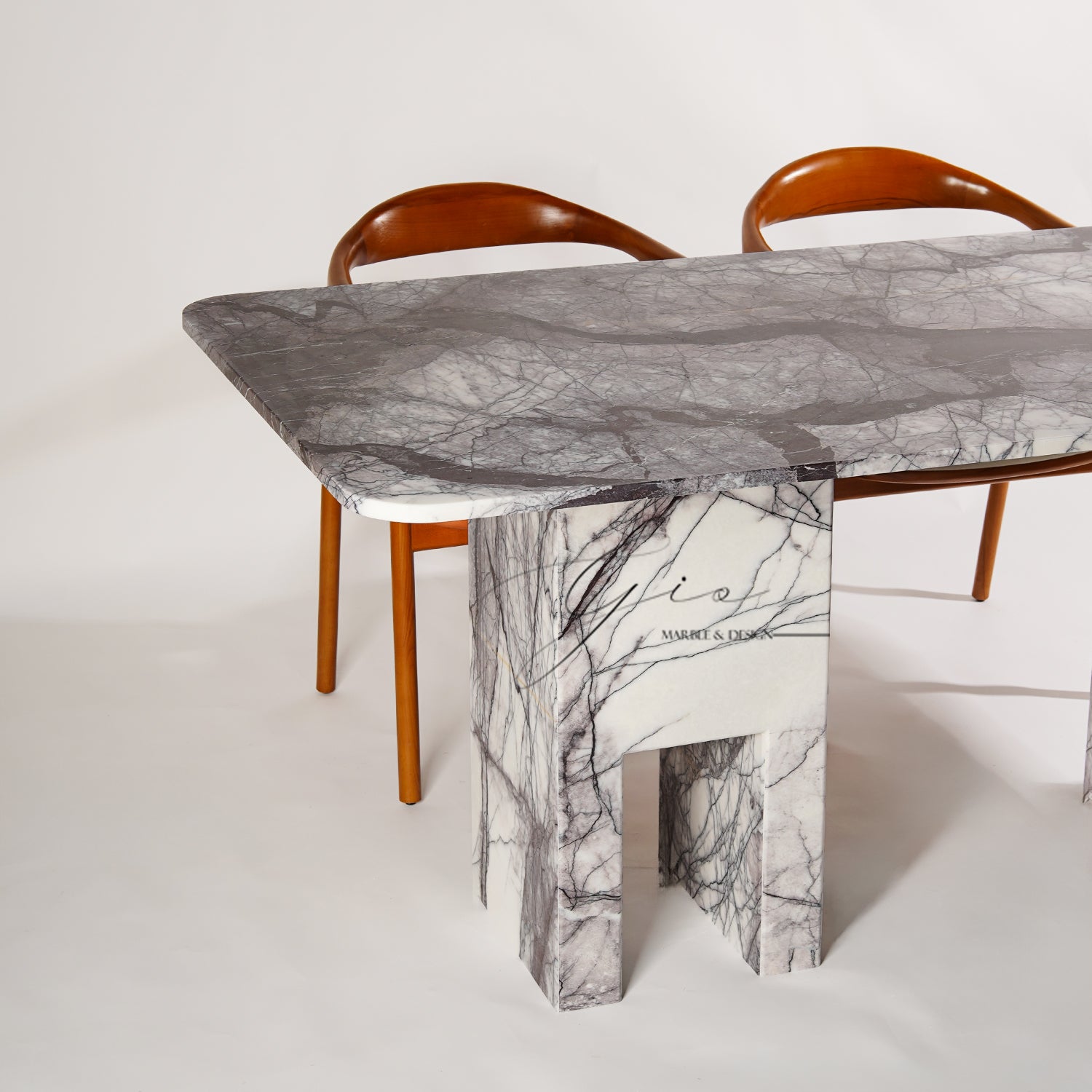 Morven Mermer Yemek Masası